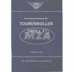 Betriebsanleitung Tourenroller TR150 Ausgabe 1964 (6. Auflage mit 25 Bildern)